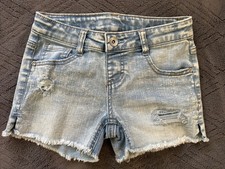 Member's Mark Denim Shorts Girls Youth Sz M 7/8 