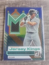 2025 Donruss Panini Braden Montgomery Jersey Kings Blue Swatch Card # PJK-BM