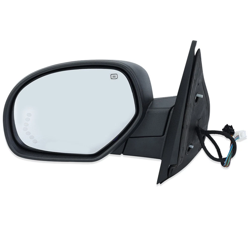 Side Mirror Black Left For Chevrolet GMC Tahoe Suburban Yukon XL 1500 2500 07-14