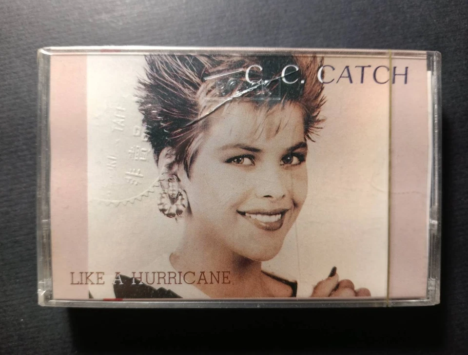 C. C. Catch Like A Hurricane Taiwan cassette sealed promo steel stamp +insert - Image 2 of 4