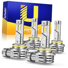 9005 9006 Fog Light Bulbs Combo, 60000LM 900 Super Brighterness 1:1 Mini