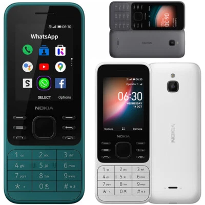 GCSUPERMARKET Original Nokia 6300 4G LTE Cell Phone 3Colors Unlocked Dual SIM KaiOS SmartPhone