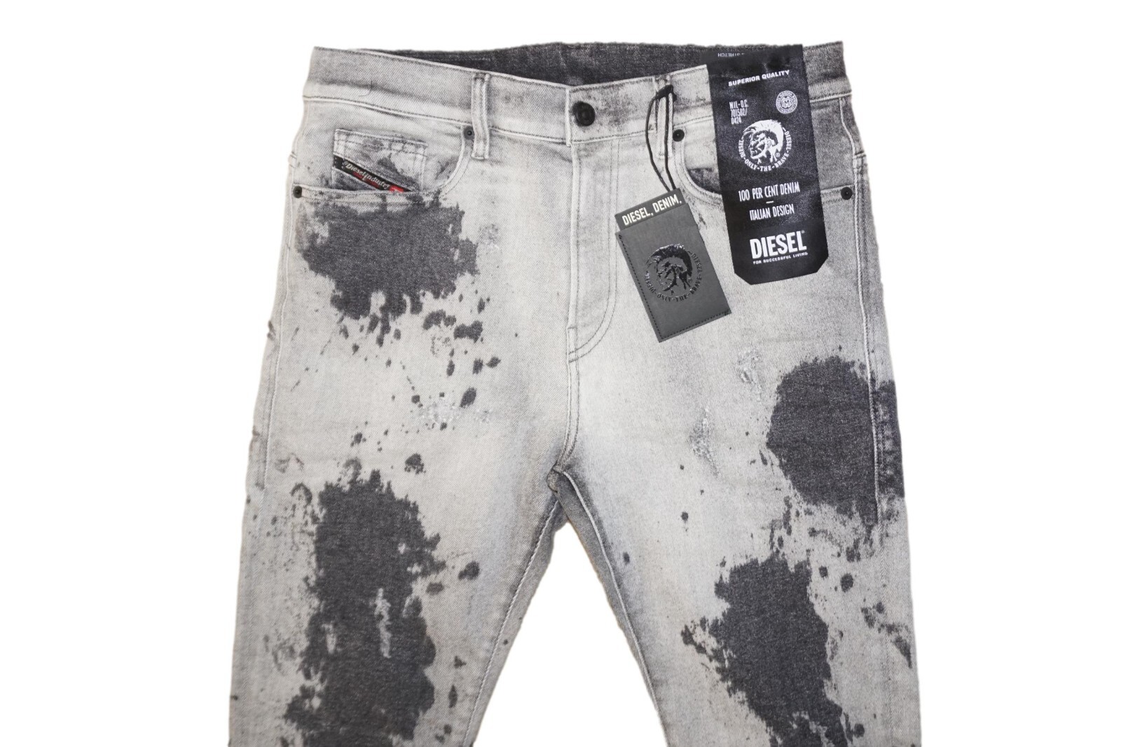 DIESEL D-AMNY 009GM JEANS SKINNY W33 L30 100% AUTHENTIC