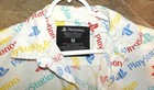 PlayStation Button Down Logo Shirt 100% Cotton Linen feel Medium CLEAN 2018 — photo 3