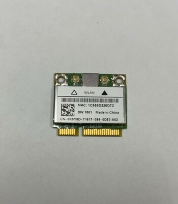 Dell DW1501 802.11BGN Mini PCI-E Wireless Card K5Y6D WHDPC BCM94313HMG2L