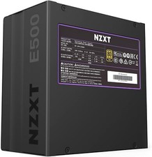 NZXT E500 500-Watt ATX Power Supply PSU Fully Modular 80 Plus Gold No Cables