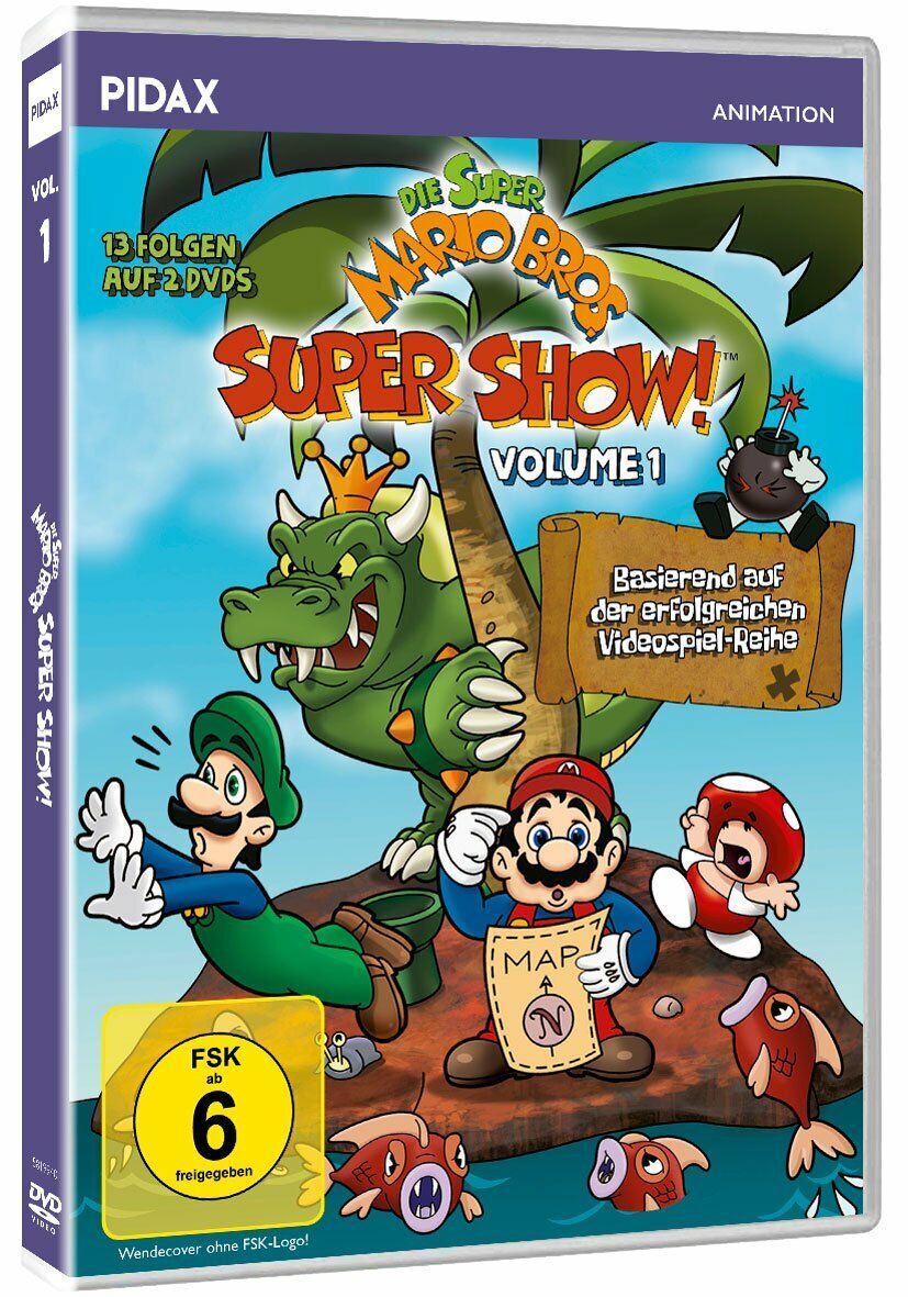 Die Super Mario Bros. Super Show Vol. 1, 13 Folgen 4 Bonusepisoden DVD
