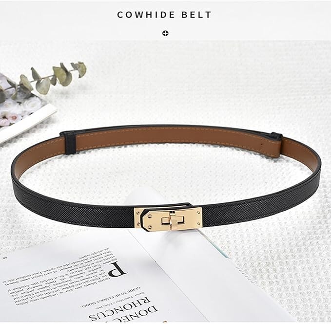 9137 Adjustable Thin Belts For Womens Skinny Dresses Solid Women main image 2