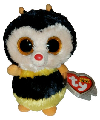 Ty Beanie Boos STING the Bee (Glitter Eyes) 6'' NEW MWMT Plush Stuffed Animal Toy