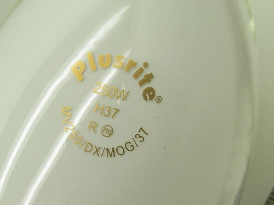 (4-Pack)Plusrite MV250DX/37 Mercury Vapor 250Wt Lamp Light Bulb ED28 H37KC-250DX - Image 4 of 4