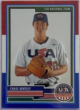 2023 Panini Stars & Stripes 15U National Team Red White Blue Prizm CHASE BENTLEY