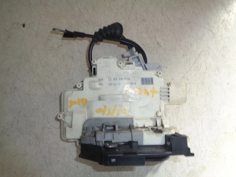 VW VOLKSWAGEN PASSAT B7 OSR DRIVER SIDE REAR DOOR LOCK MECHANISM 3c4839016a - Image 2 of 4