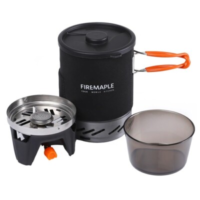 Feuerahorn X1 Jetboil Stil Tragbar Camping Angeln Kochen Herd + Gratis Spork