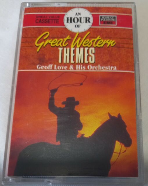 Cassette AN HOUR OF GREAT WESTERN THEMES GEOFF LOVE ORCHESTRA tested Pre-owned