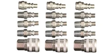 (15 Pack) MILTON 775 777 778 Air Hose Couplers A Style 1/4" Plug Fitting Nipples
