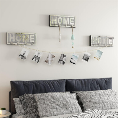 Crushed Diamond Wall Decorative Hook Sparkle Wall Letter Sign