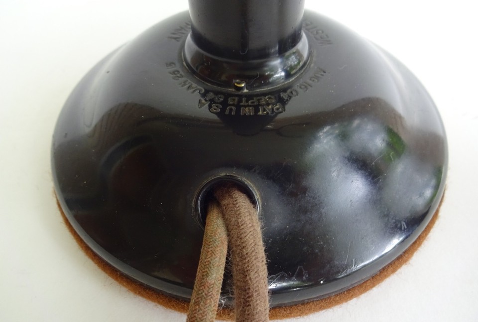 Antique Telephone Western Electric 20AL candlestick Ringer box cowbells