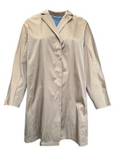 Marina Rinaldi Women's Beige Cousteau Button Closure Coat Size 20w/29 Nwt