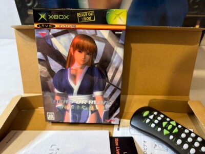 Xbox Dead or Alive Kasumi Chan Blue Limited Edition Console New w