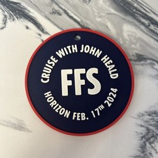 CARNIVAL HORIZON &ldquo;CRUISE WITH JOHN" Rubber medallion?!?