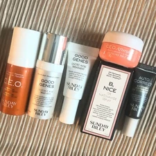 SUNDAY RILEY CHOOSE CEO OIL AUTO CORRECT EYE CEO RICH GOOD GENES B NICE SERUM