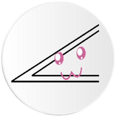 A Cute Angle Acute Math Pun Adorable - Circle Sticker Decal 3 Inch
