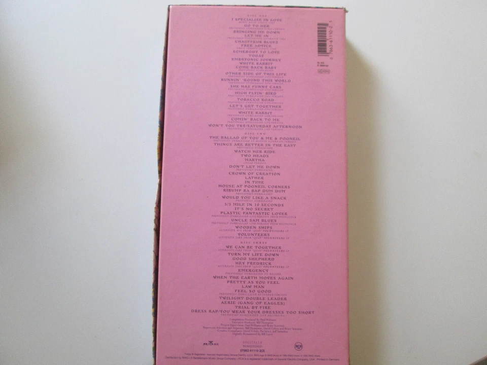 Jefferson Airplane: Jefferson Airplane Loves You. 3CD-Box, RCA, Europe 1992 - Bild 2 von 4