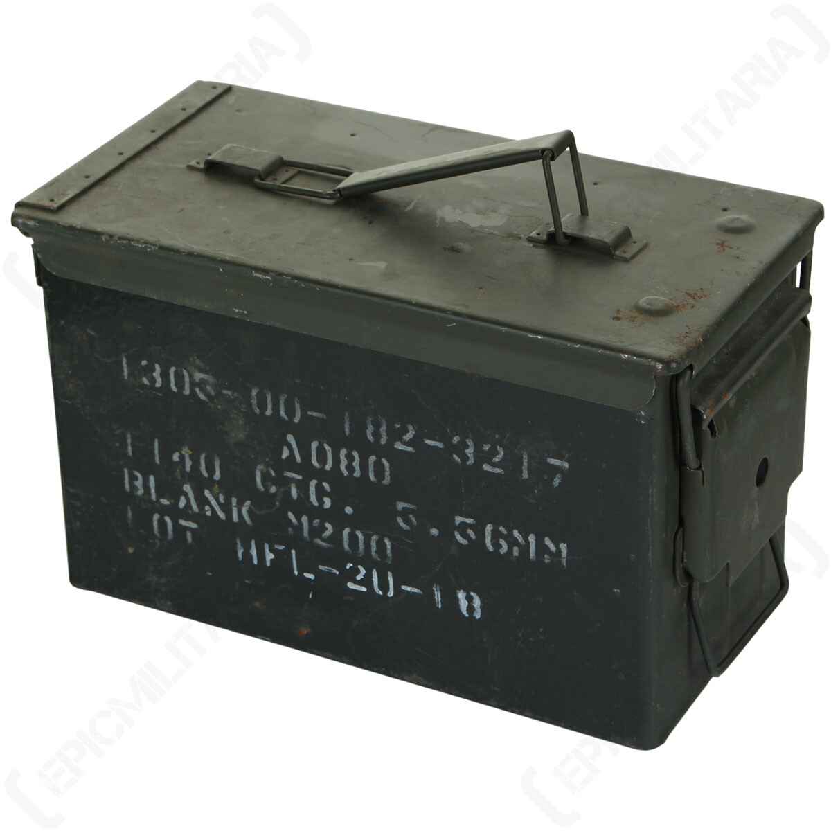 Original US Army 5.56mm Metal Ammo Storage Can - Surplus | eBay