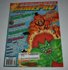 GAMEPRO 39 october 1992 Vintage Video Game Magazine Street Fighter II