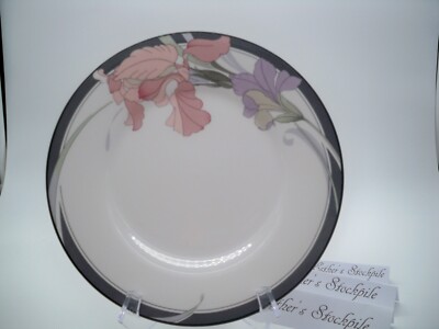 SET 4 NORITAKE NEW DECADE CAFE DU SOIR SALAD DESSERT PLATES JAPAN 8 1/2''
