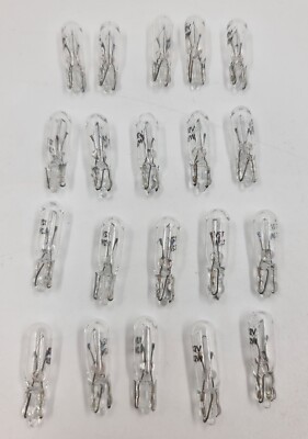 20x W1,2W / 12V GLÜHLAMPE GLASSOCKEL 1,2 WATT Tacho Innenraum Instrumente