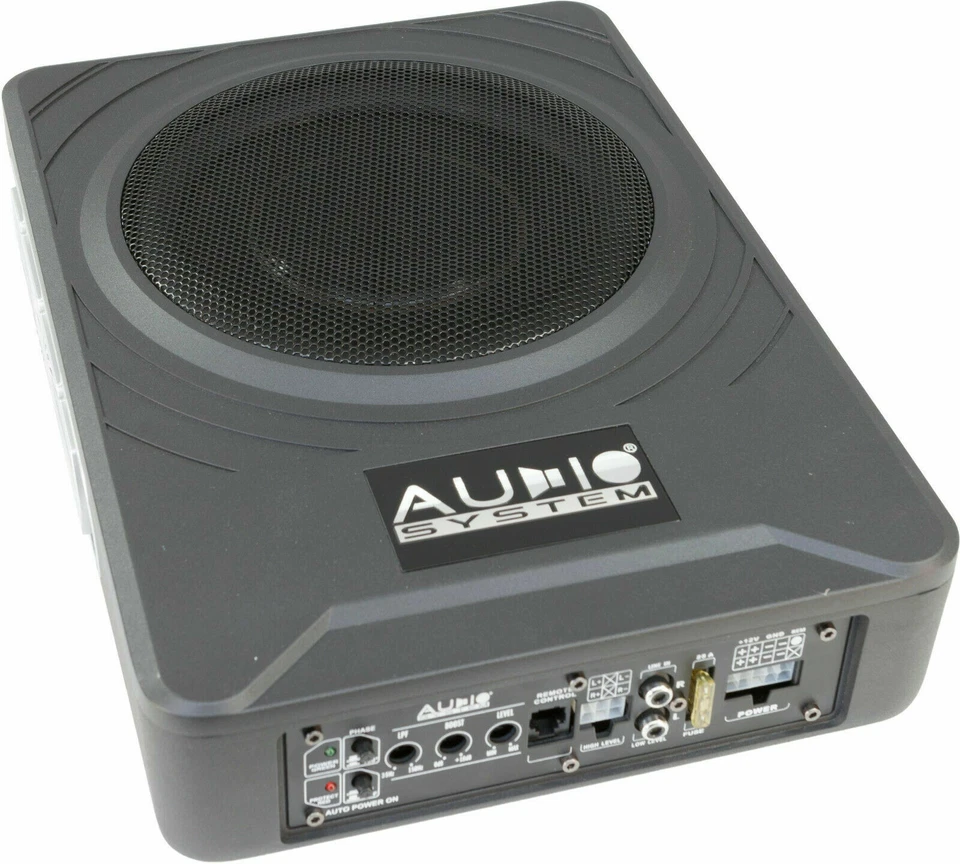 Audio System US08 24V 250 Watt LKW Bus Untersitz-Aktiv-Subwoofer Verstärker - Bild 3 von 3