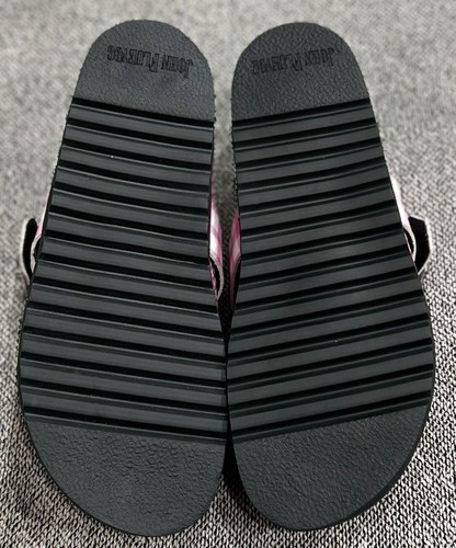 JOHN FLUEVOG Women's Bean Bag Shoes Mules Slip-On Size 12 Pink & White NEW - Picture 12 of 13