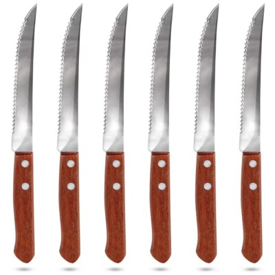 ORION Messerset Besteck Steakmesser Pizzamesser Grillmesser 6 Stück