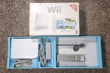 Nintendo Wii Video Game System RVL-001 Console w/Box -TESTED WORKING INCOMPLETE