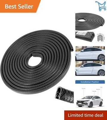 Car Door Edge Guards Rubber Seal Protector 32Ft Flexible U Shape for SUVs
