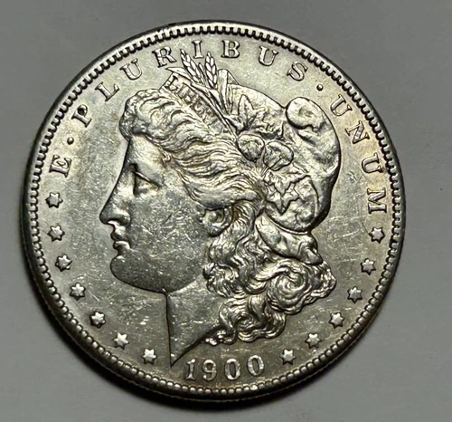 1900 S MORGAN DOLLAR AU DETAILS