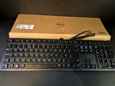 Image of Dell KB216 Wired USB Keyboard Black Full Size Quiet Keys PC Laptop BNIB