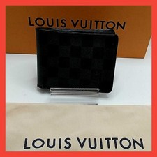 Louis Vuitton N62663 Portafoglio Multiplo Damier Grafite Portafoglio Bifold...