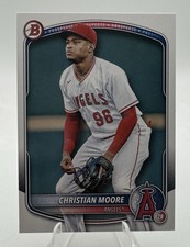 Christian Moore 2025 Bowman Prospects #BP-107 Los Angeles Angels ⚾️