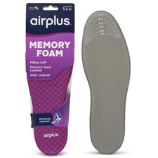 Airplus Memory Comfort Shoe Insoles With Foam for 5-11, Purple