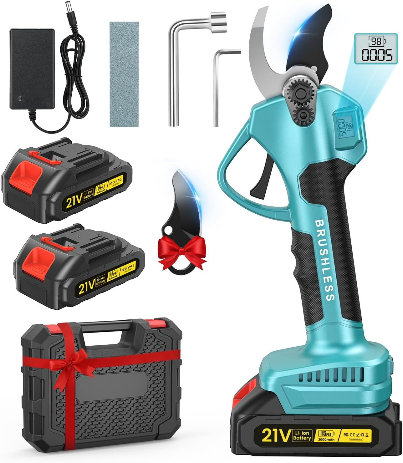 Cesoie a Batteria 21V 1000W Professionali - Taglio 35mm Acciaio SK5