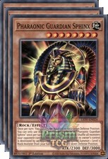X3 Playset 1st Ed Pharaonic Guardian Sphinx LIOV-EN024 Yugioh