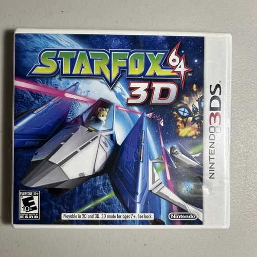 Star Fox 64 3D (Nintendo 3DS, 2011) complete with manual