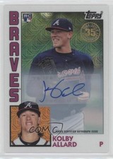 2019 Silver Pack Series 2 1984 Topps Baseball Signatures Kolby Allard Auto 8k4