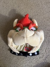 Super Nintendo World Bowser Plush Hat Universal Studios Super Mario Bros w/ tags