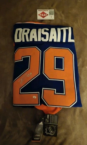 Leon Draisaitl #29 Edmonton Oilers Autographed Hockey Jersey PAAS COA NHL