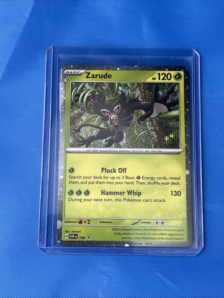 Zarude Scarlet Violet Svp 199 Black Star Promo Destined Rivals