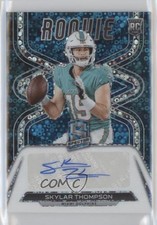 2022 Panini Spectra Rookie Neon Blue Prizm 46/50 Skylar Thompson #39 Auto 0wc9
