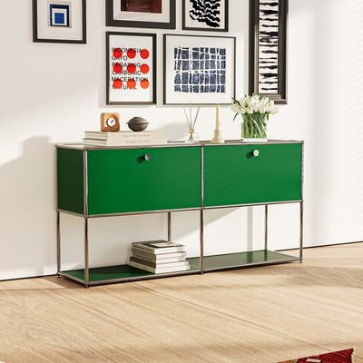 Classic Style Modern Storage Cabinet Free-Standing Storge Shelf For Living Room